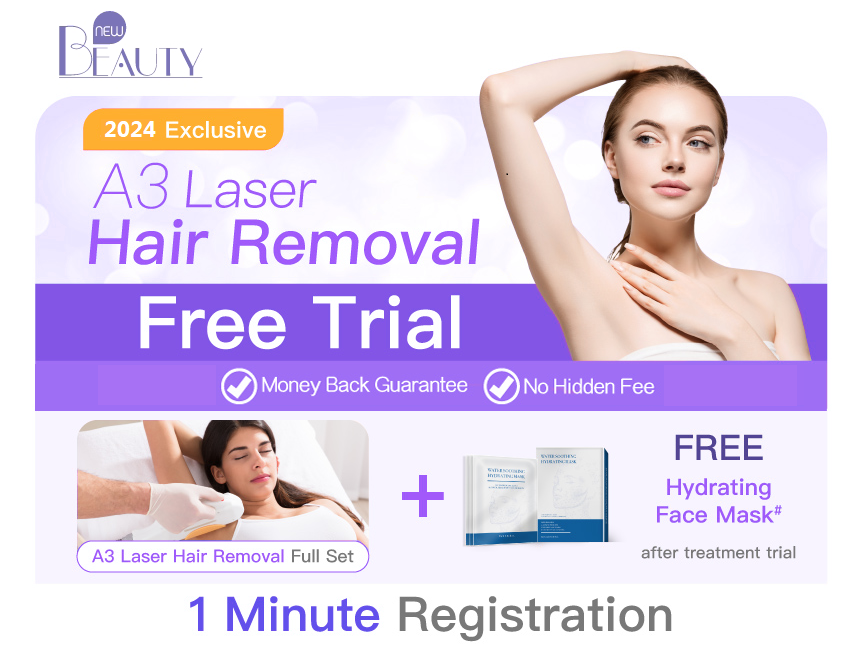 [$24/3sessions] A3 Laser Hair Removal Treatment | New Beauty